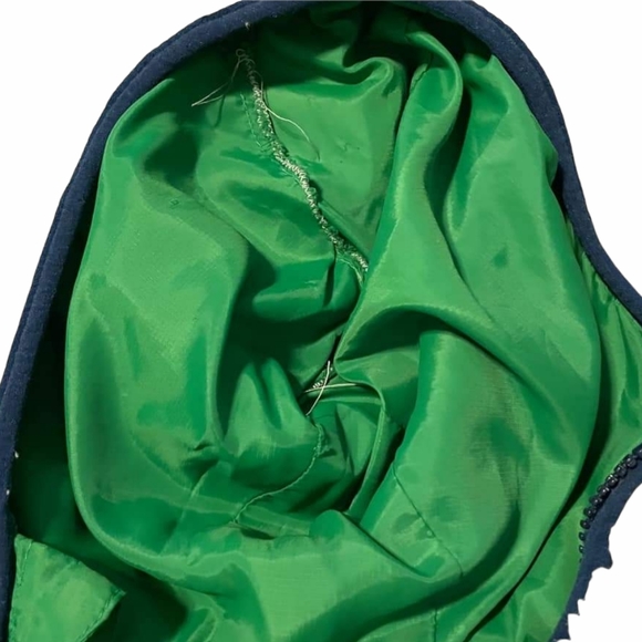 Boy's Mini Boden Sherpa Vest/Jacket Green Size 3/4 - Picture 3 of 3